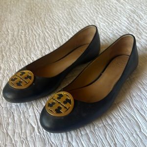 Tory Burch Benton Black leather 10 1/2
